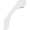 Ekena Millwork 3 1/2-in. W x 12-in. D x 16-in. H Legacy Architectural Grade PVC Knee Brace BRCP035X12X16LEC - alternate 6